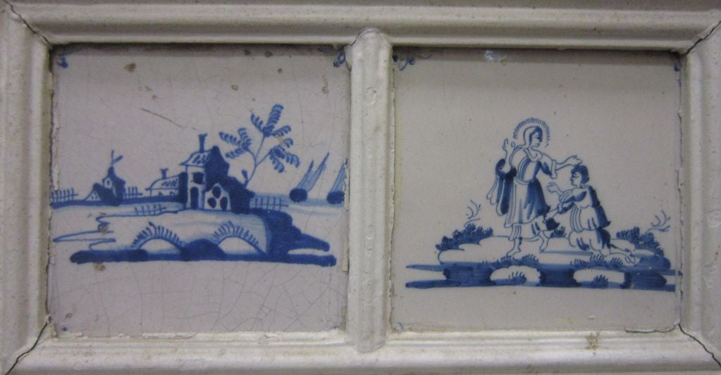 A Delft Tiled Fire Surround