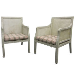 A Pair of Mahogany Colonial 19th Century Chairs