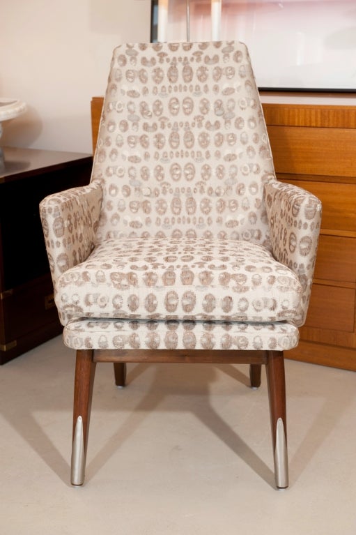 Pair of High Style Moderne Armchairs