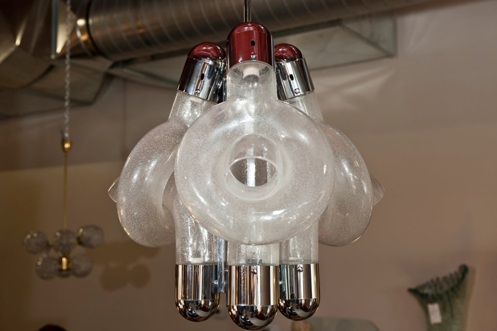 Aldo Nason Light Fixture for Mazzega