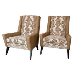 Pair of moderne Arm Chairs in the style of Paolo Buffa
