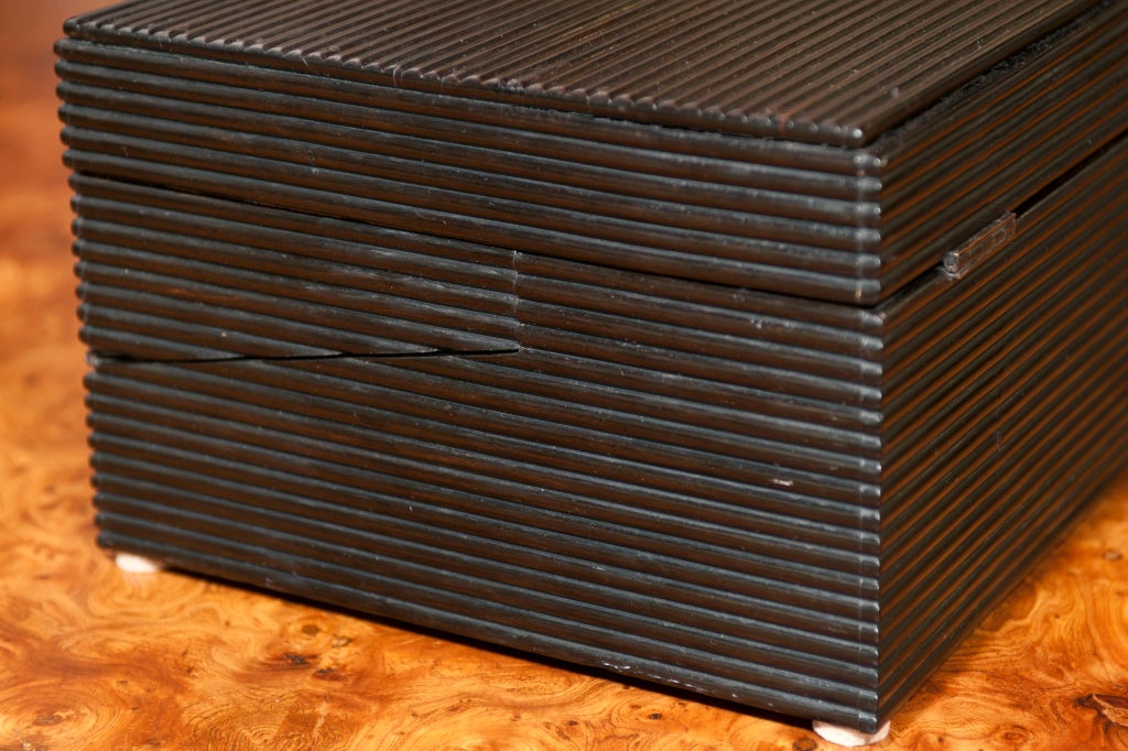 Anglo Indian Ebony Writing Box