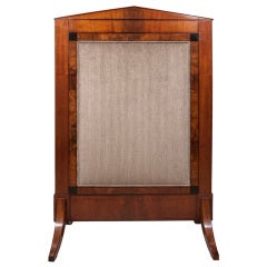 Regency Mahogany Inlaid Firescreen