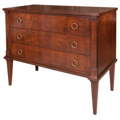 Walnut 3  Drawer Chest