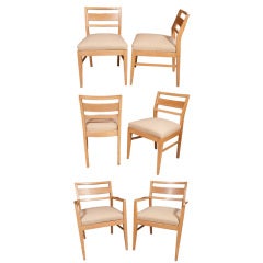 Set of 6 Moderne Dining Chairs
