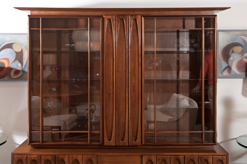 Monumental Mid Century Brasilia Cabinet For Sale 1