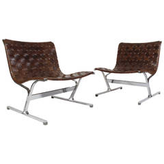 Pair of Ross Littell, PLR 1 Lounge Chairs