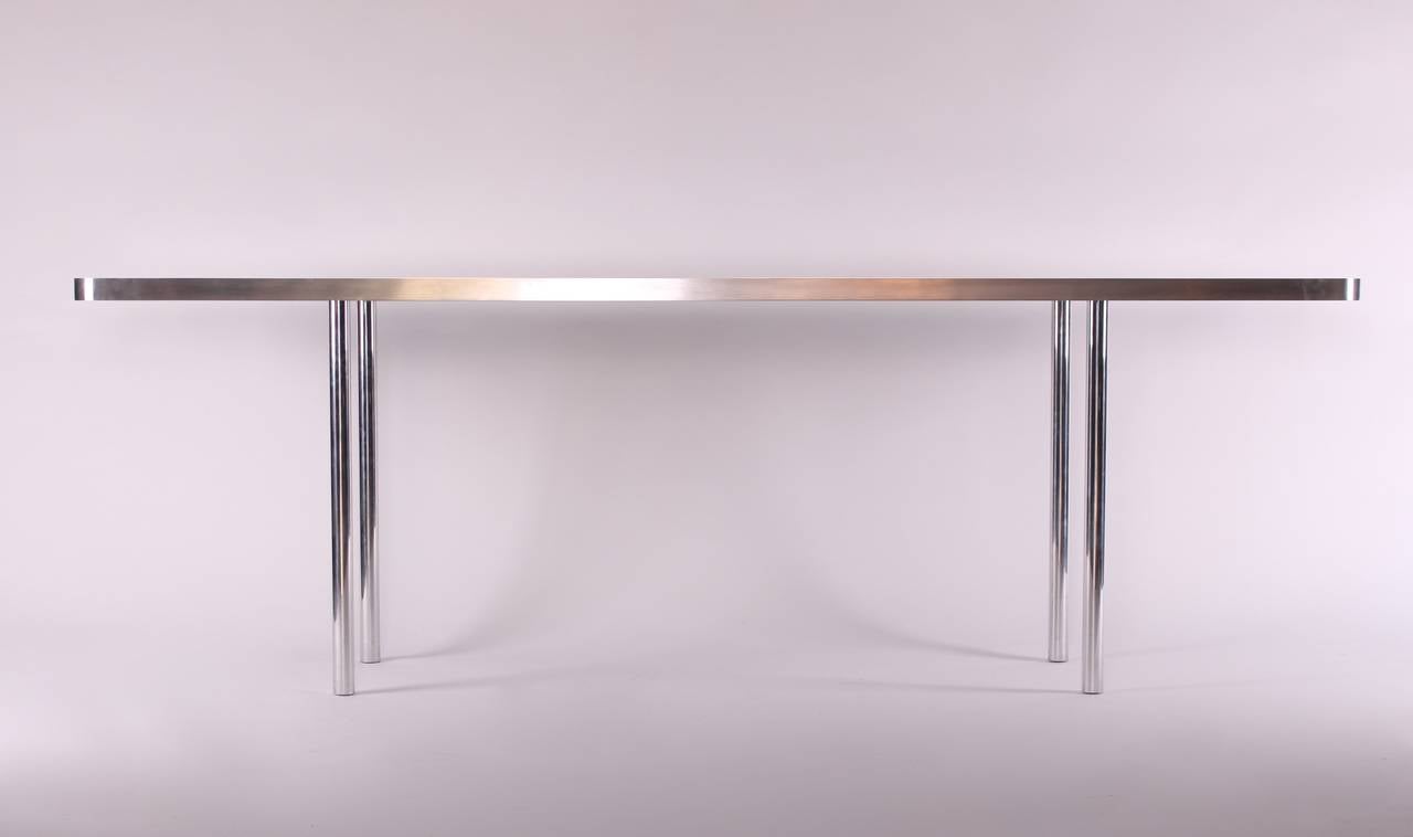 American Jonathan Nesci Aluminum Console, Controlled Number Edition, Numbered One of Six For Sale