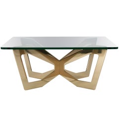 H1/3 Bronze Coffee Table By Jonathan Nesci