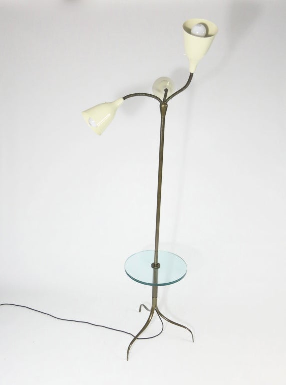 Floor Lamp with 3 Arms and Table 1