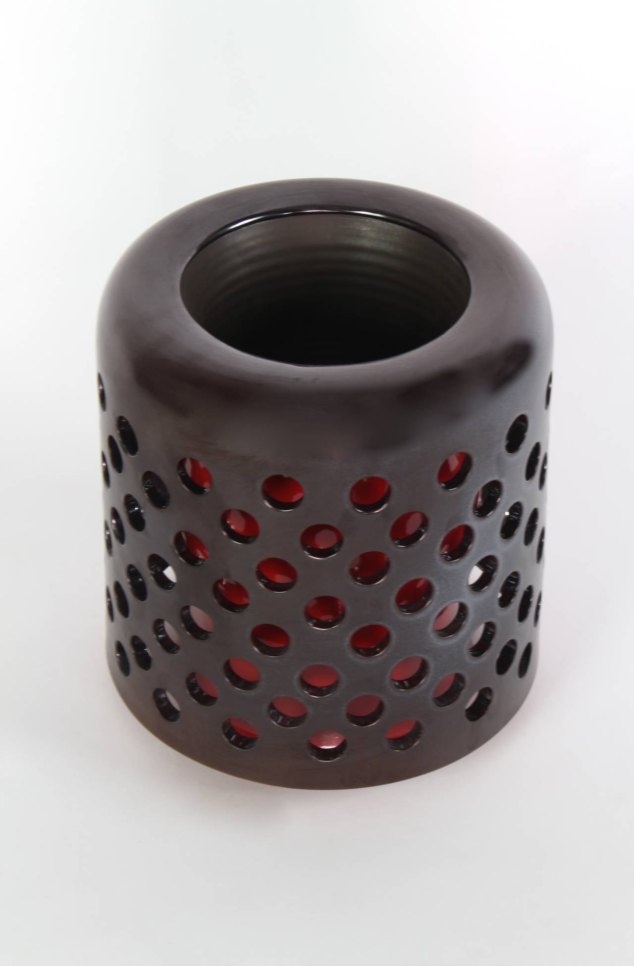 Johanna Grawunder Vase from the Masks Collection In Excellent Condition For Sale In Chicago, IL