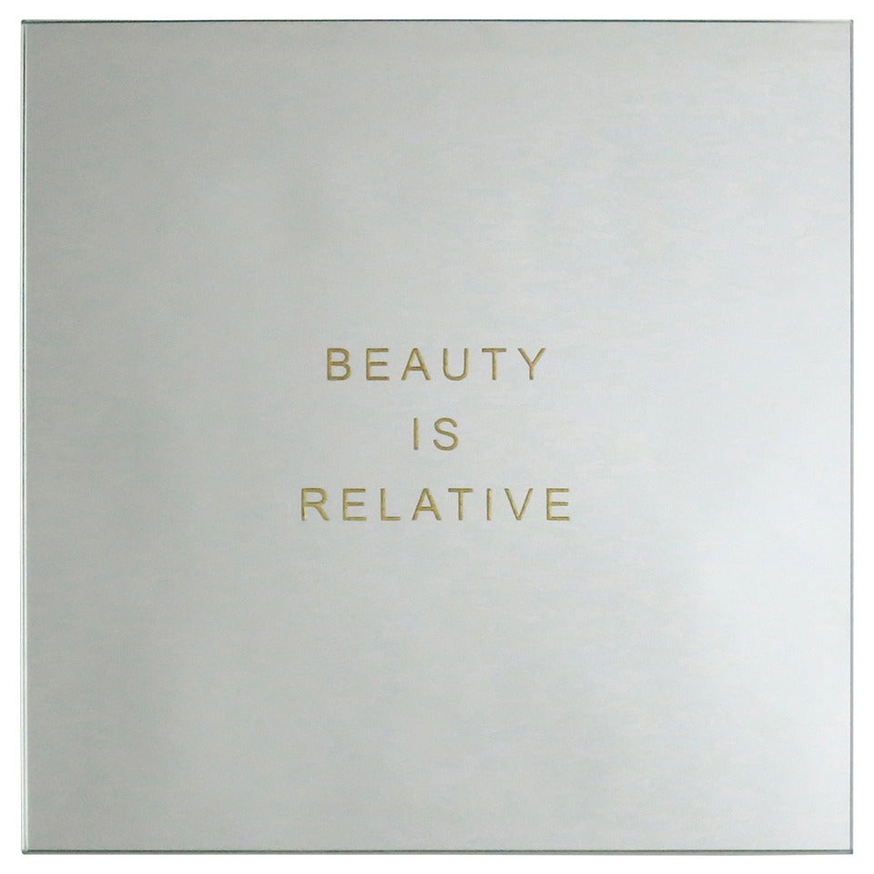 Larry Laske Mirror "Beauty is Relative" For Sale