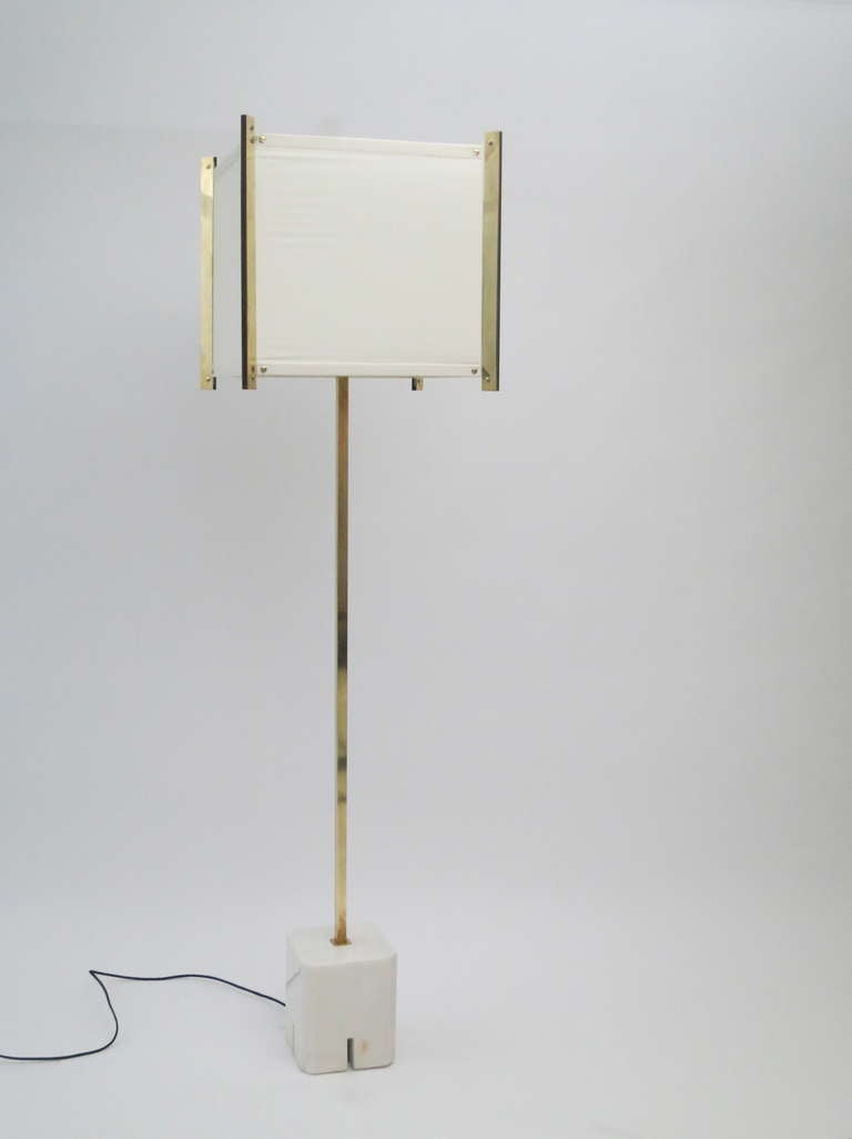 Italian Ignazio Gardella - LP12 Rare Floor Lamp for Azucena 1960 For Sale