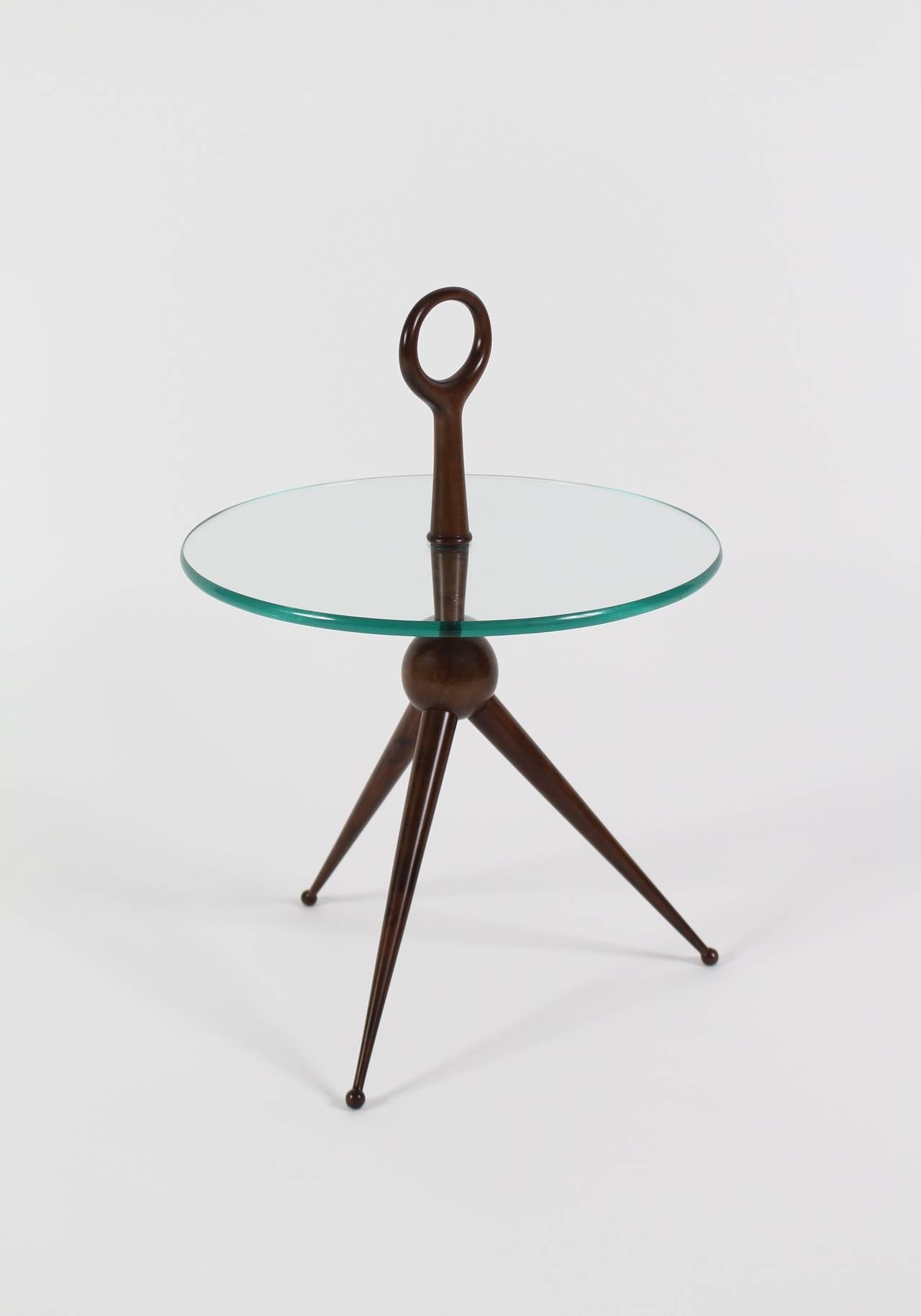 Italian Tripod Side Table