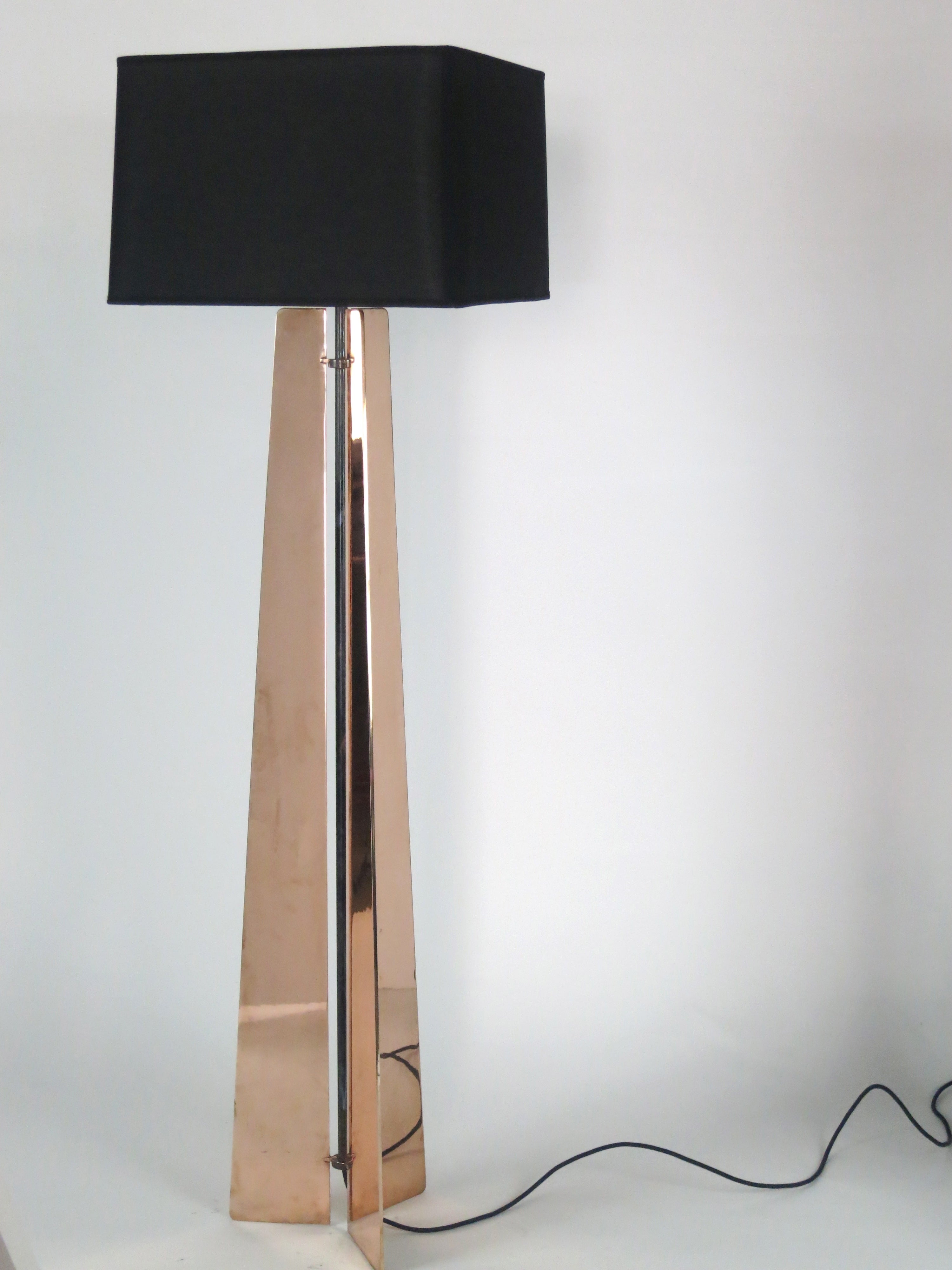 Jonathan Nesci Steel Lamp For Sale