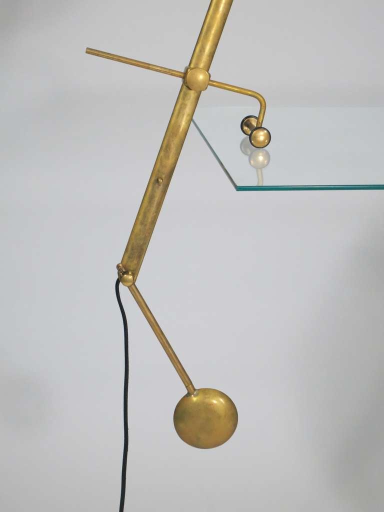 Mid-20th Century Roberto Menghi Rare Libra-Lux Lamp For Sale