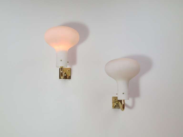 Italian Ignazio Gardella LP 12A Wall Sconces For Sale