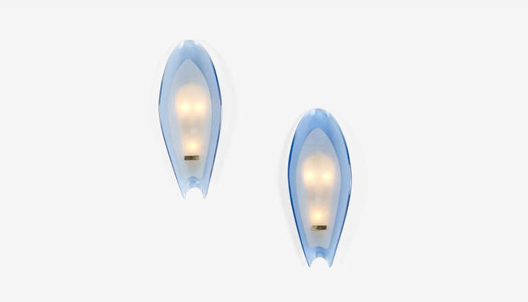 Max Ingrand Pair of Sconces In Good Condition For Sale In Chicago, IL
