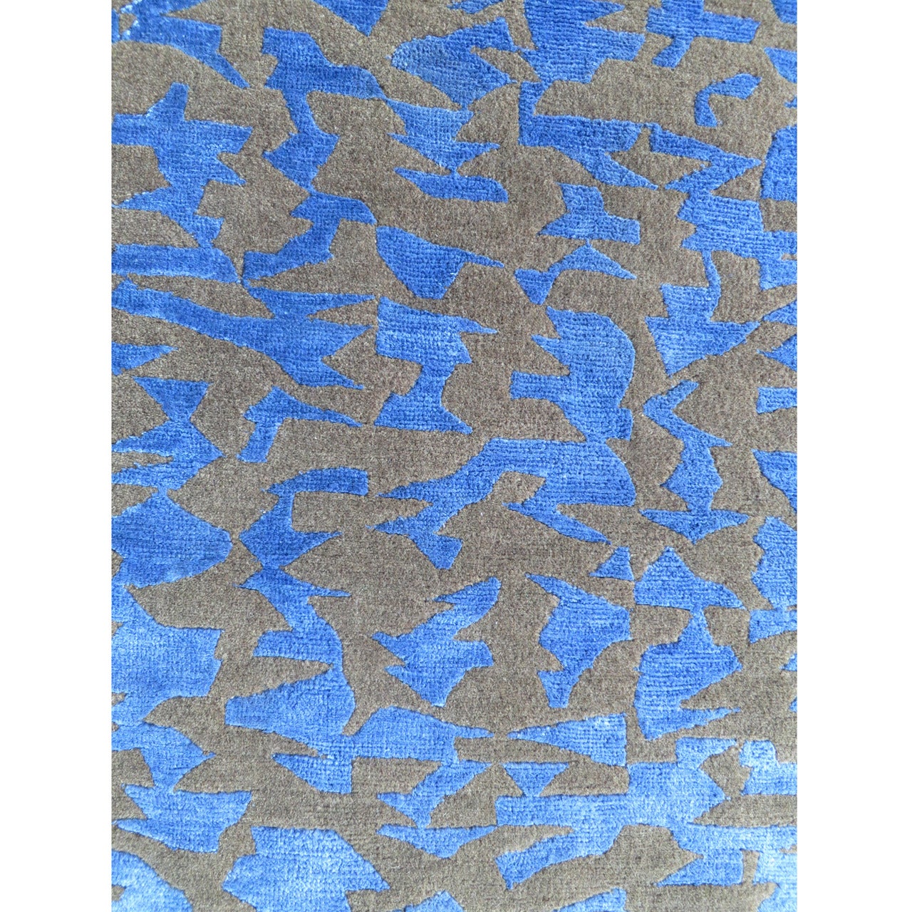 Rug of Wool and Silk at 1stDibs