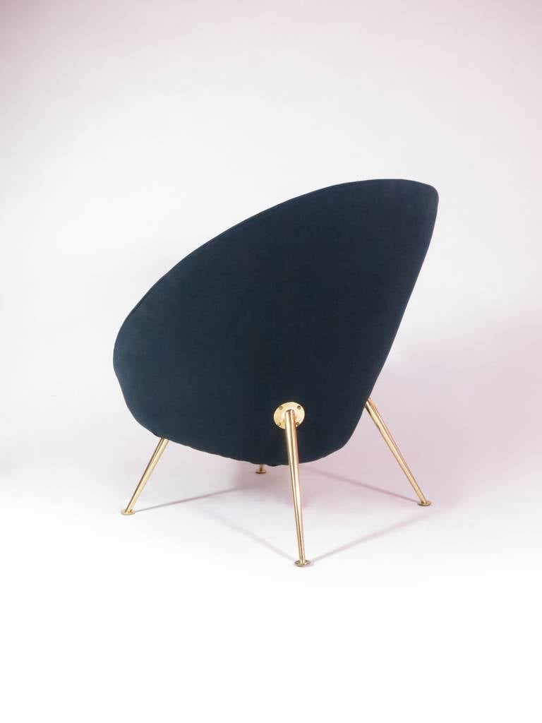 Mid-20th Century Ico Parisi Rare Egg Chair Model No. 813