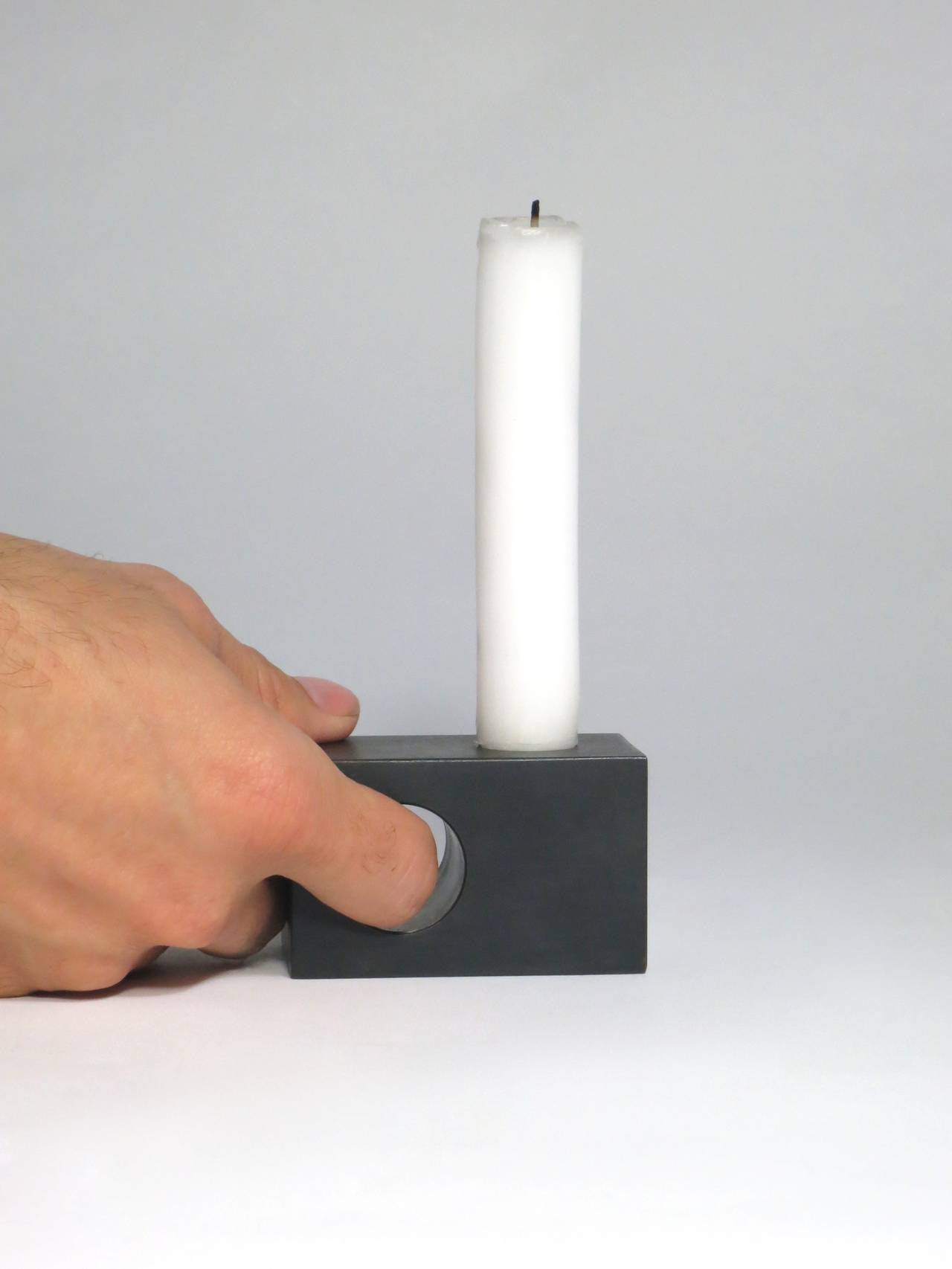 Jonathan Nesci Golden Variation Candleholder In Excellent Condition For Sale In Chicago, IL