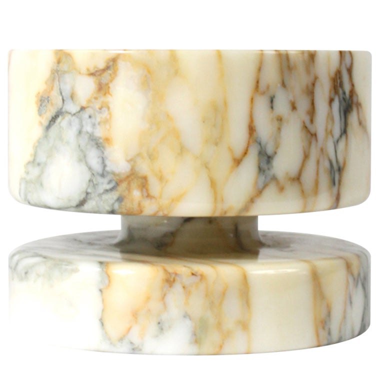 Angelo Mangiarotti Marble Bowl Model 8535 For Sale