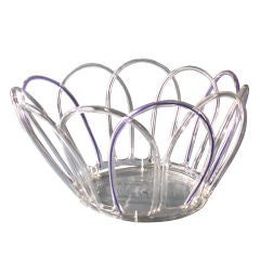 Basket Violet Canaries by Andrea Branzi