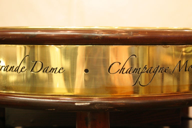 Wood Champagne Trolley