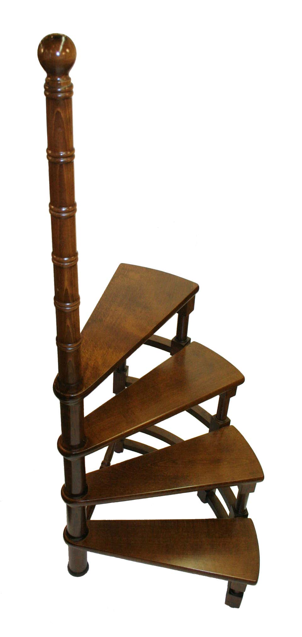 Spiral Library Steps at 1stDibs
