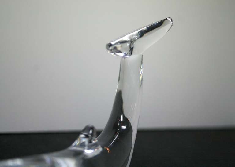 Baccarat Crystal Dolphin In Excellent Condition In New York, NY