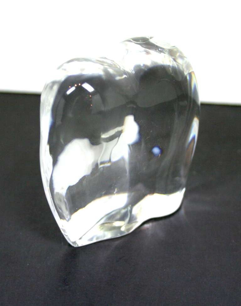 Français Éléphant en cristal de Baccarat