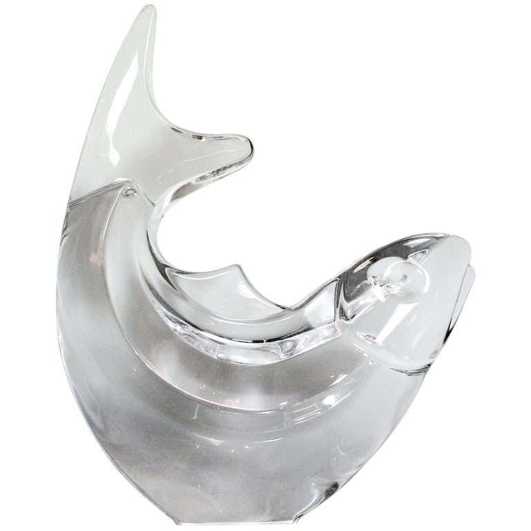 Pakarat Fish Baccarat Crystal Fish at 1stDibs