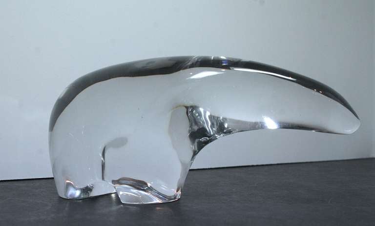 Baccarat crystal seal. Please look at our other listings for more Baccarat animals.