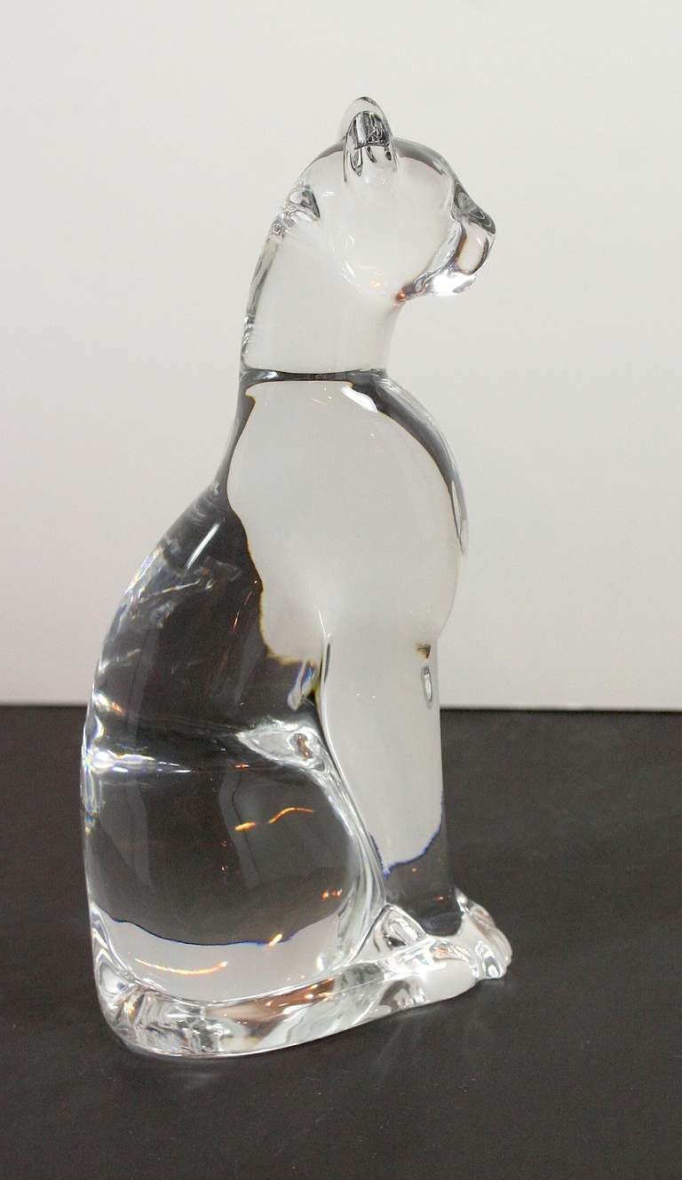 Baccarat Crystal Egyptian Cat 1