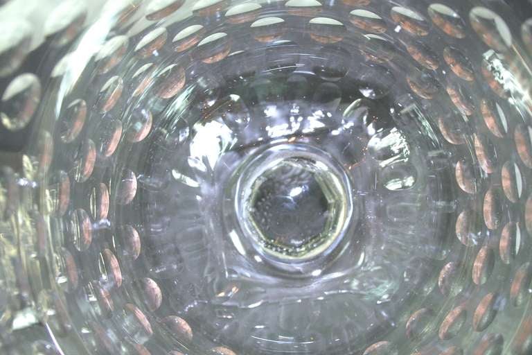 20th Century Pair of Large Hurricanes With Dimple Glass For Sale