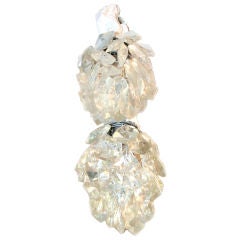 Pair Of Crystal Lights