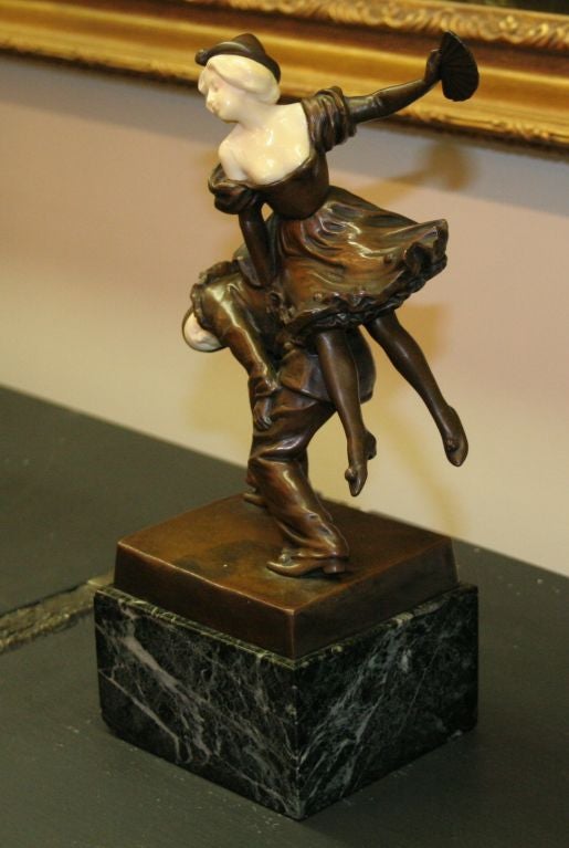 Austrian Peter Tereszczuk's Pierrot and Dancer