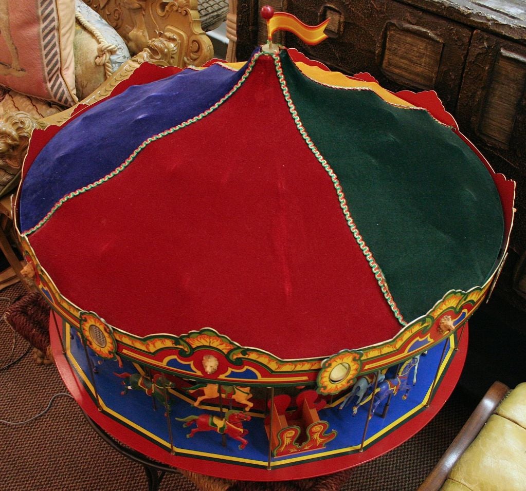 triple decker carousel