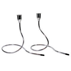 Towle Sterling Serpentine Candlesticks