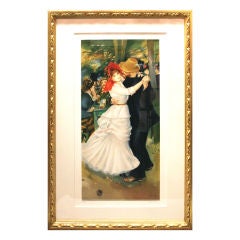Danse á Bougival Lithograph by Renoir