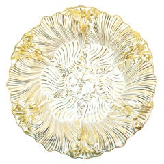 Meissen Baroque Style Gold Decorated Center Bowl