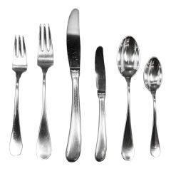 Flatware Set For 12 In The Classic Pattern by A. Michelsen