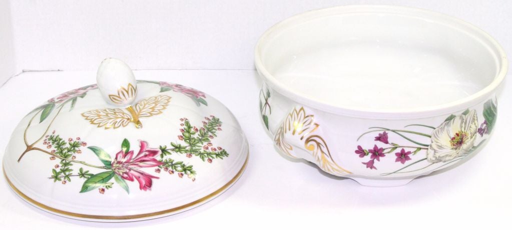 English Spode Stafford Flowers Soup Tureen