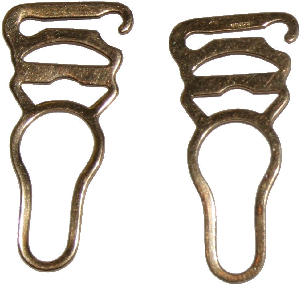 Four Gold Garter Belt Fasteners at 1stDibs
