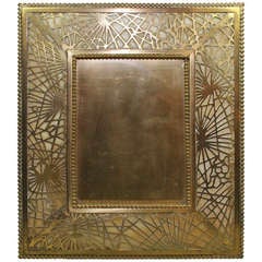 Antique Tiffany Studios Bronze "Pine Needle" Frame