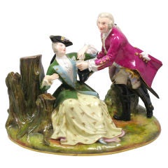 Meissen Figural Grouping of Courting Couple