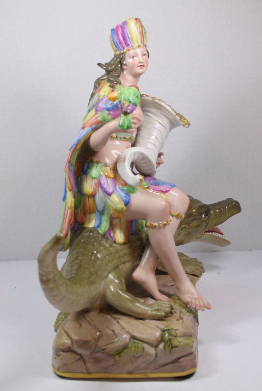 Porcelain Meissen's America from the Continent Series