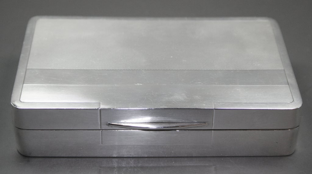 Sterling Cigarette Box