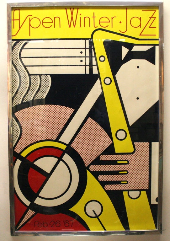 Poster of Aspen Jazz by Roy Lichtenstein