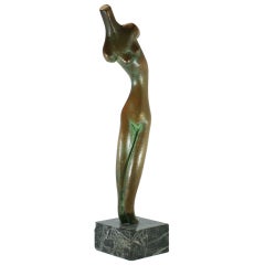 Vintage Torso Bronze by Manuel Carbonell
